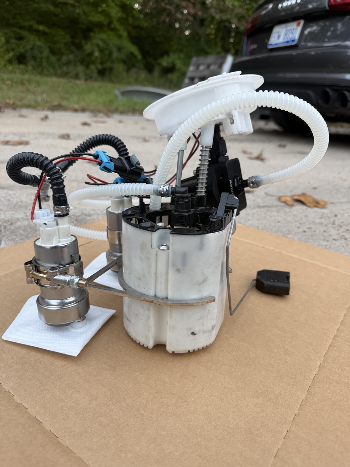 Stage 1 dual pump kit side view